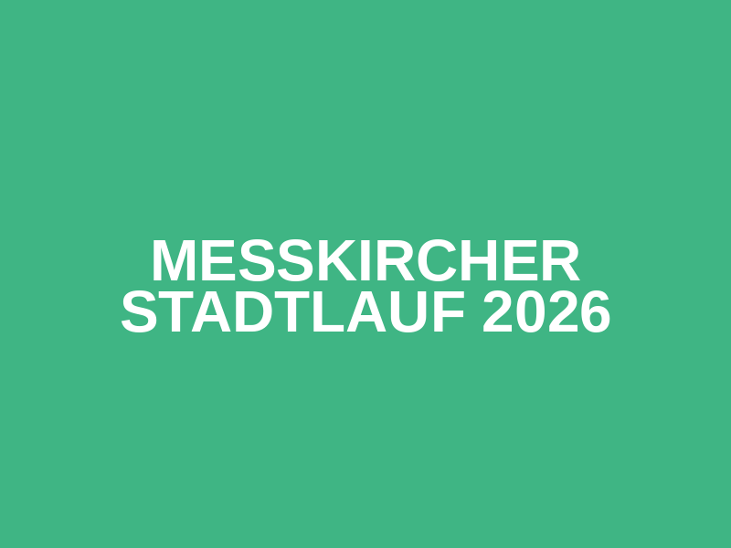 Meßkircher Stadtlauf 2026 Logo