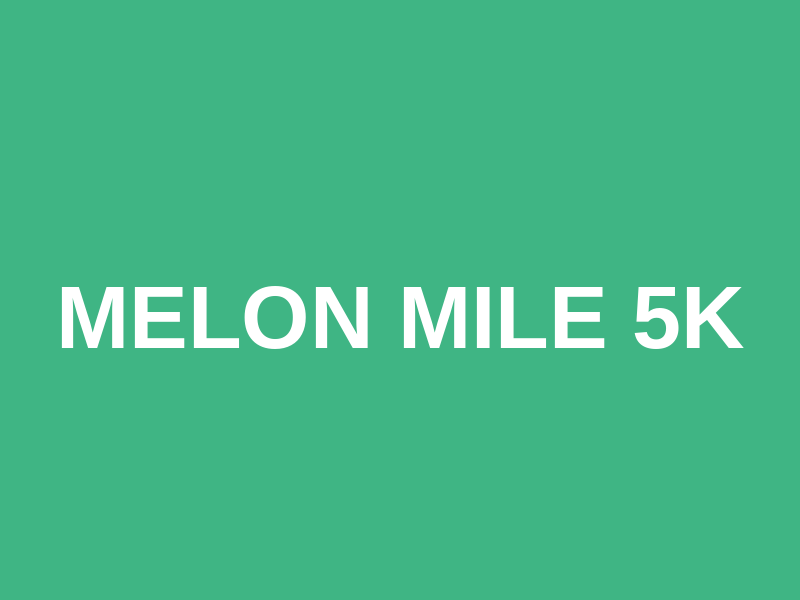 Melon Mile 5K Logo