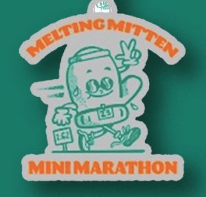 Melting Mitten Mini-Marathon Logo