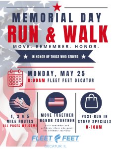 Memorial Day Run & Walk Logo