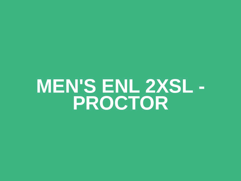 Men's ENL 2xSL - Proctor Logo