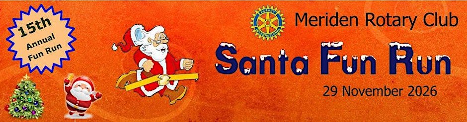 Meriden Santa Fun Run 2026 Logo