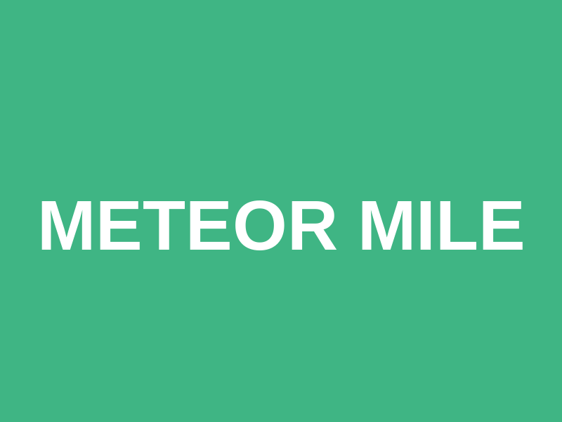 Meteor Mile Logo