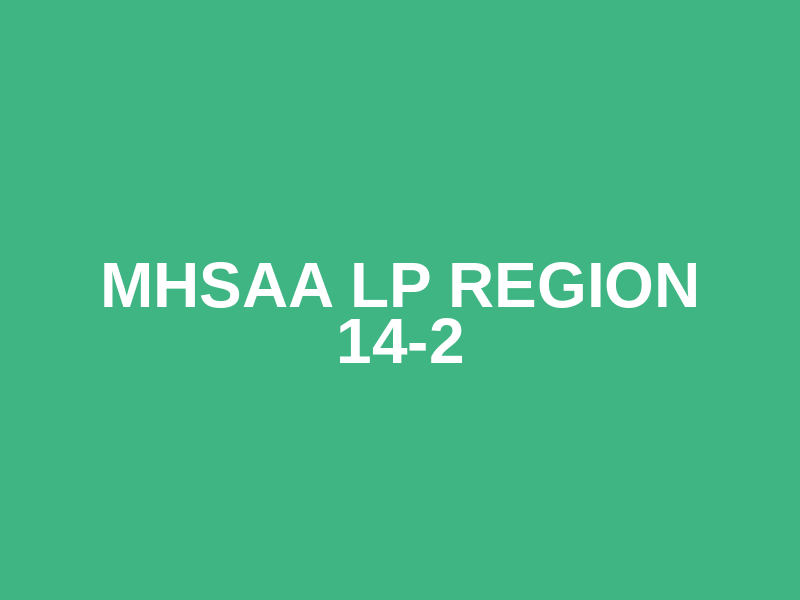 MHSAA LP Region 14-2 Logo