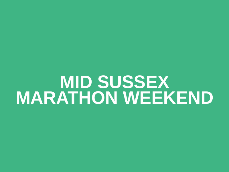 Mid Sussex Marathon Weekend Logo