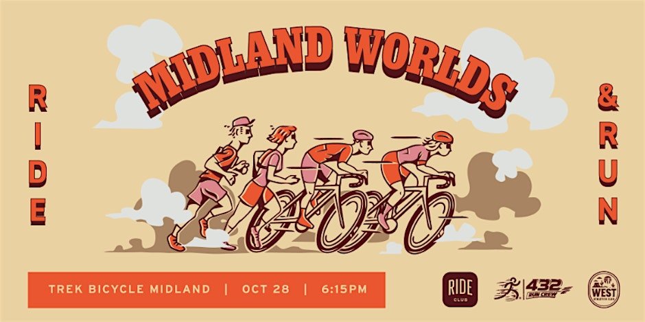 Midland Worlds - Ride & Run Logo