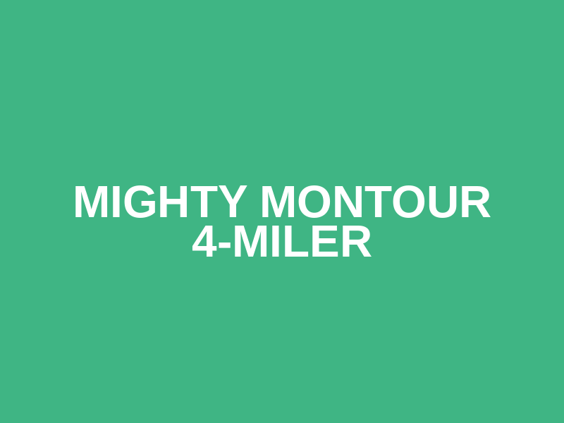 Mighty Montour 4-Miler Logo
