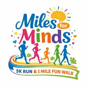 Miles for Minds 5k Run/ 1 Mile Walk Logo