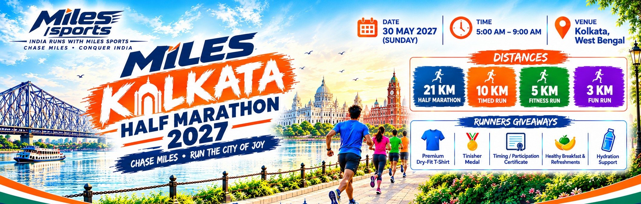 Miles Kolkata Half Marathon 2027