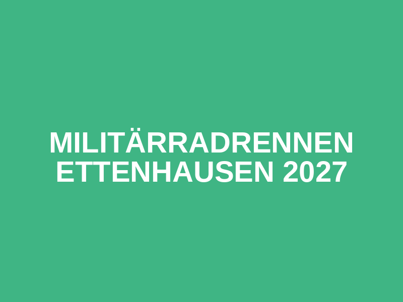 Militärradrennen Ettenhausen 2027 Logo