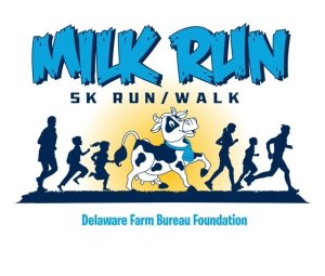 Milk Run 5K Run/Walk - Delaware Farm Bureau Foundation Logo