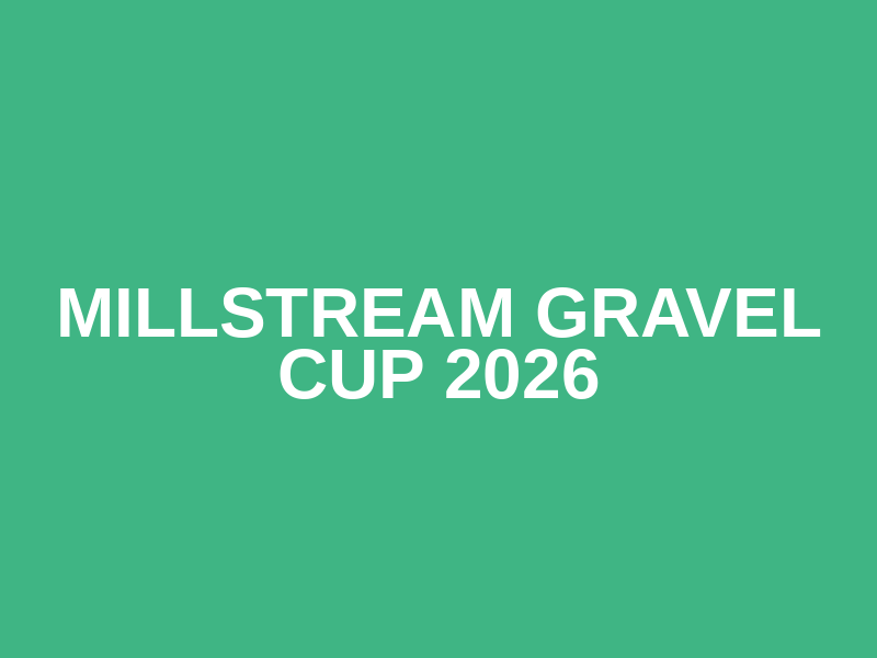 Millstream Gravel Cup 2026 Logo