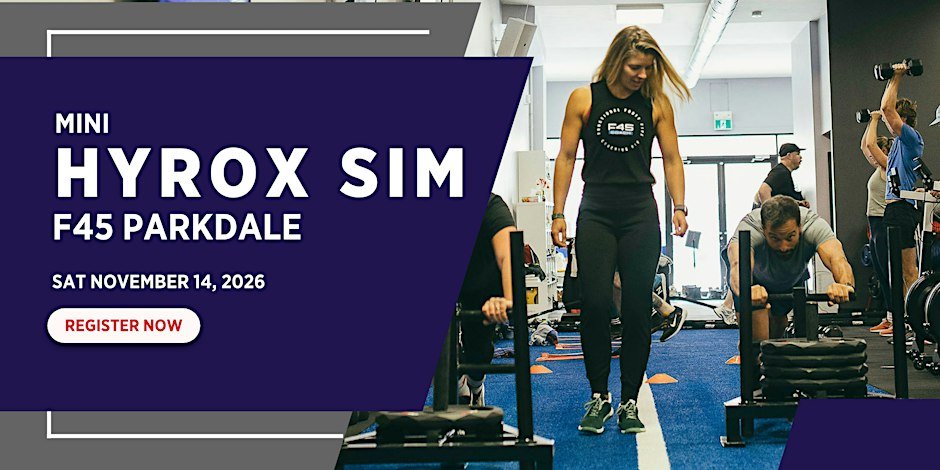 Mini HYROX Simulation at F45 Parkdale Logo