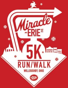 Miracle On Erie Street 5K and Miracle Mile Logo