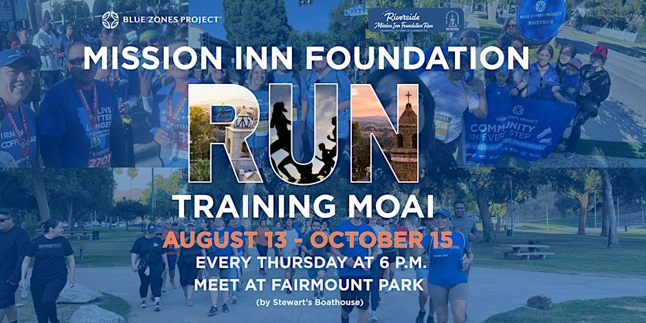 Mission Inn Foundation Run Training Moai - BZP Riverside Logo