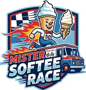Mister Softee 5k, 10k Ice Cream Races with 1 mile Fun Run Logo