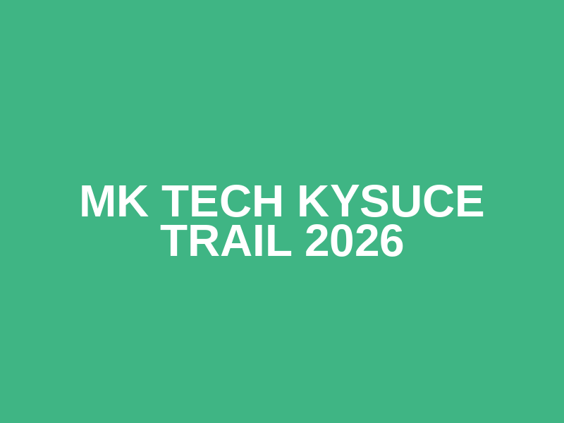 MK Tech Kysuce trail 2026 Logo