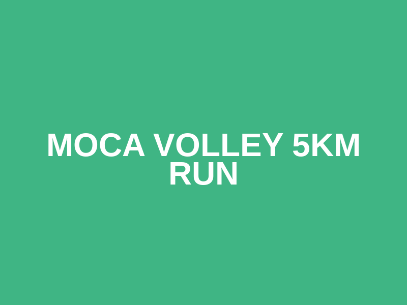 Moca Volley 5km Run Logo