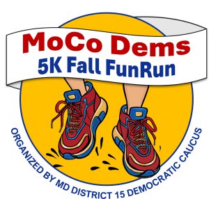 MoCo Dems 5K Fall FunRun Logo