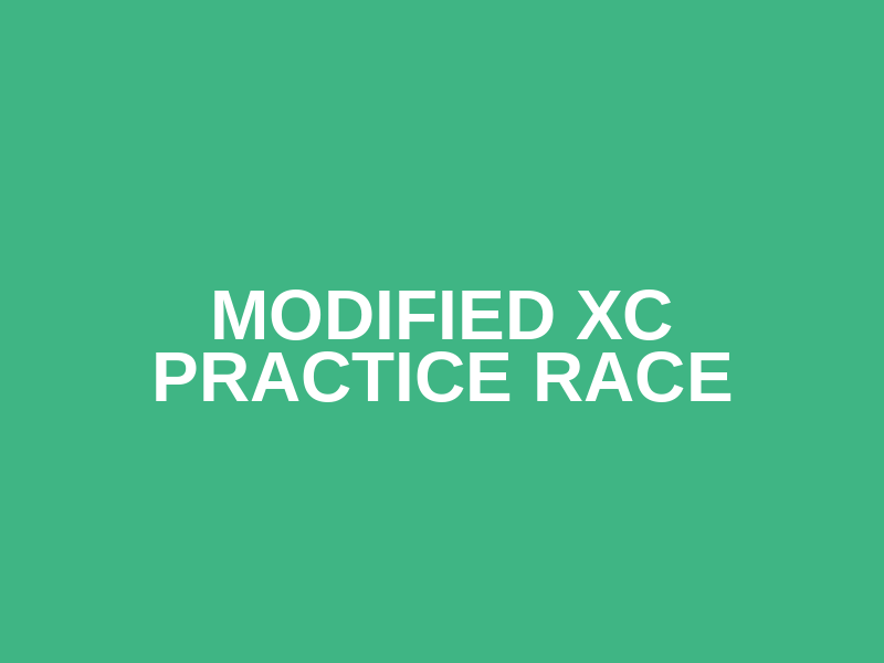 Modified XC Practice Race Logo