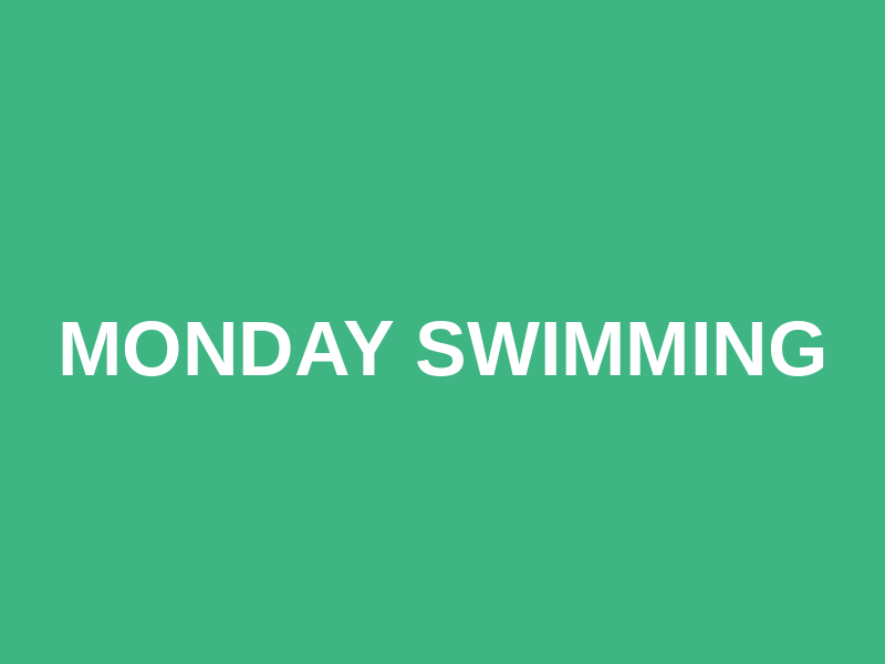 Monday swimming Logo