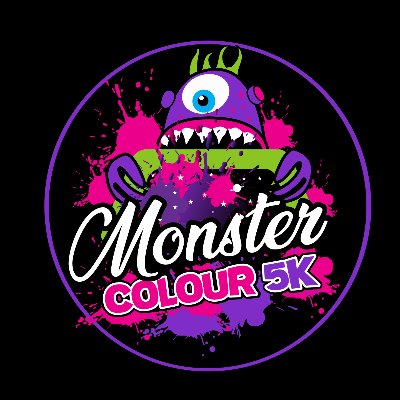 Monster Colour 5k Edmonton Logo