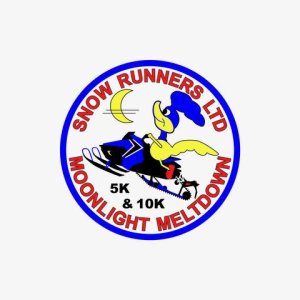 Moonlight Meltdown 5k and Sunset Safari 10k Hybrid/Crossover Trail Run Logo