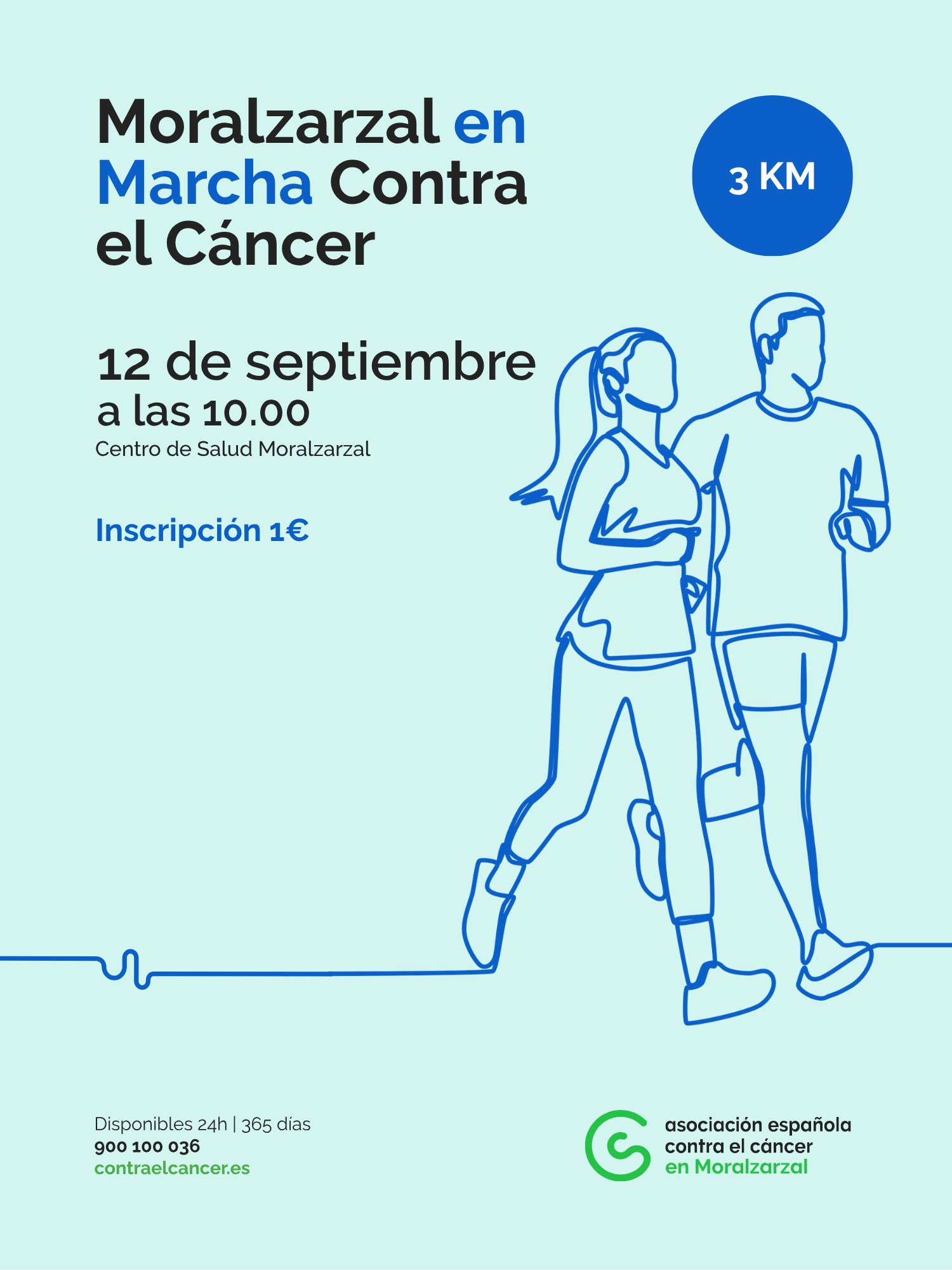 MORALZARZAL EN MARCHA CONTRA EL CÁNCER