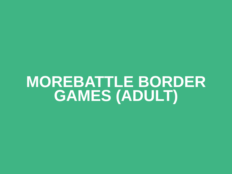 Morebattle  Border Games (Adult) Logo