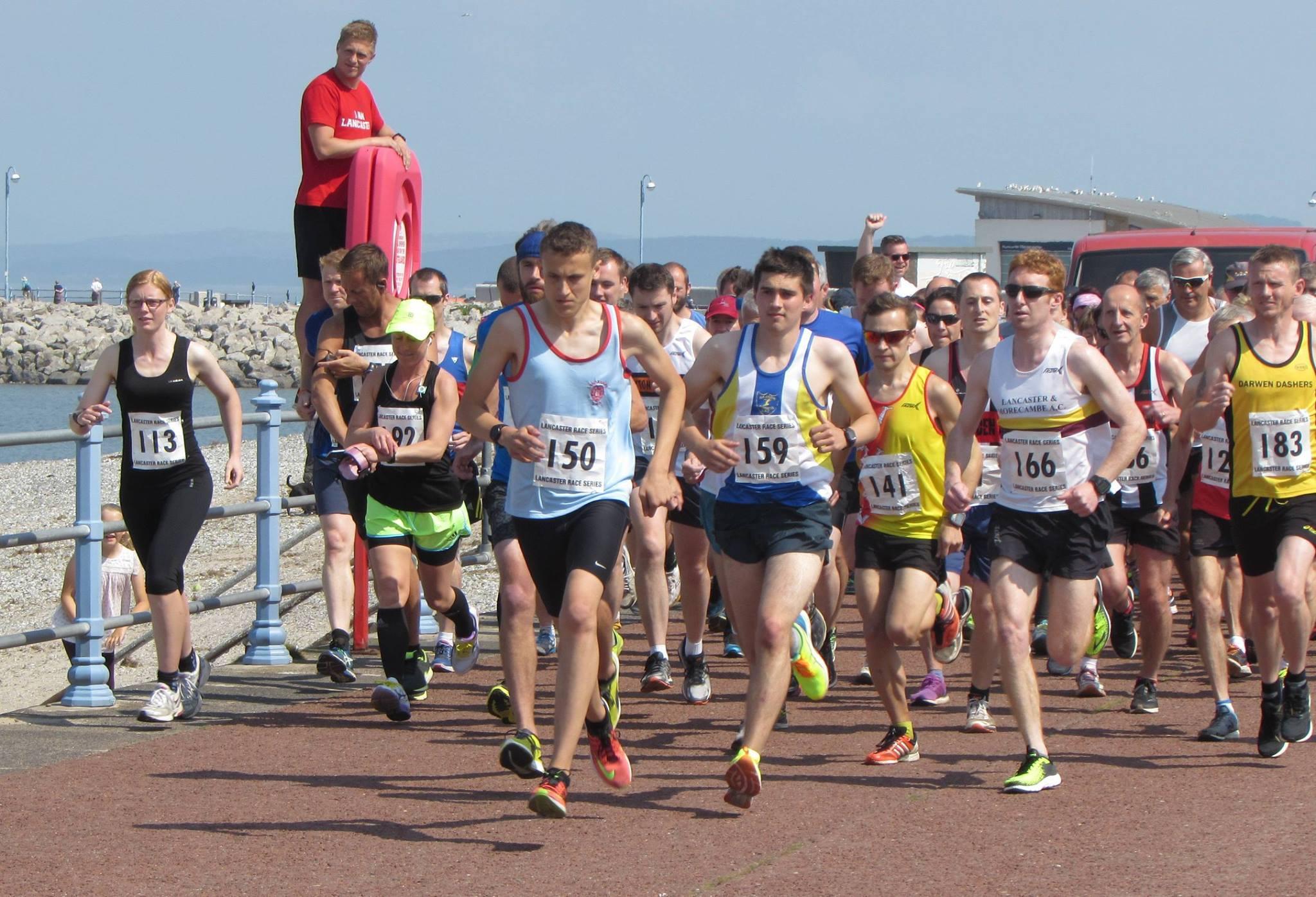 Morecambe Academy presents Record 5k & 10k Supper Run Logo