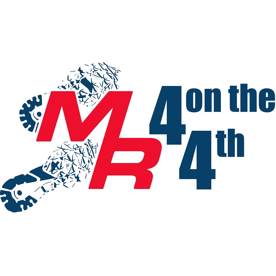 Morgantown Running 4 on the 4th Logo