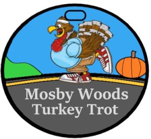 Mosby Woods Turkey Trot & Sidewalk Stroll Logo