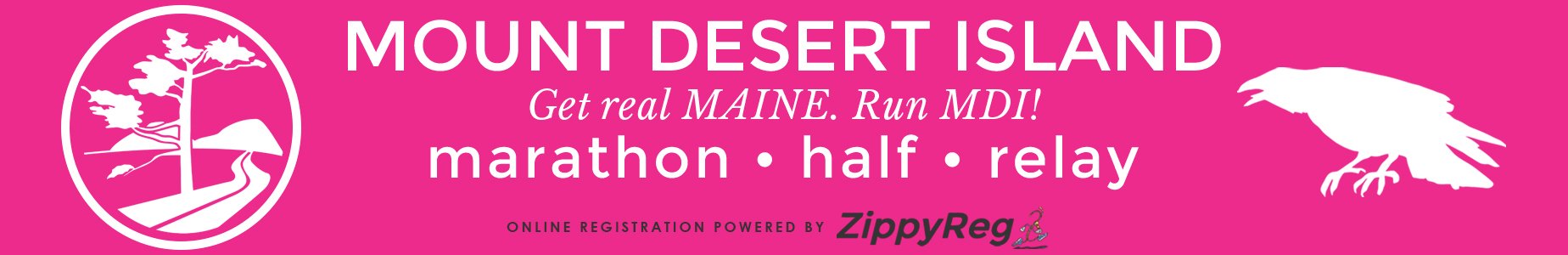 Mount Desert Island Marathon / Half / Relay Logo