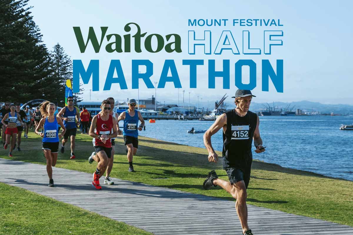 Mount Festival Half Marathon - New Zealand Logo