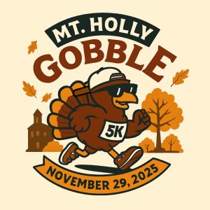 Mount Holly Gobble 5K / 1 Mile Fun Run Logo