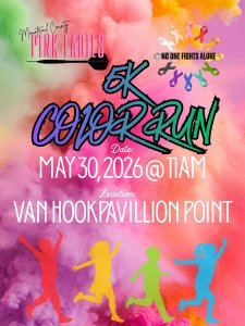 Mountrail County Pink Ladies 5k Color Run Logo