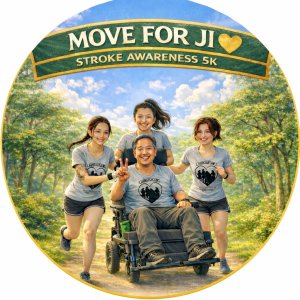Move for Ji Stroke Awareness 5K Logo