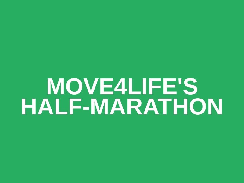 Move4Life's Half-Marathon Logo