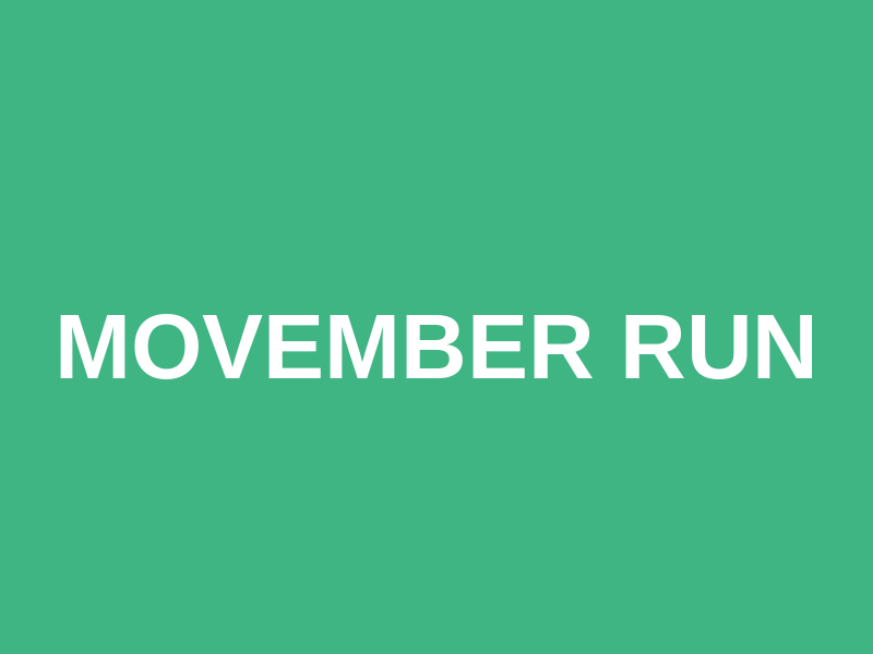 Movember Run Logo