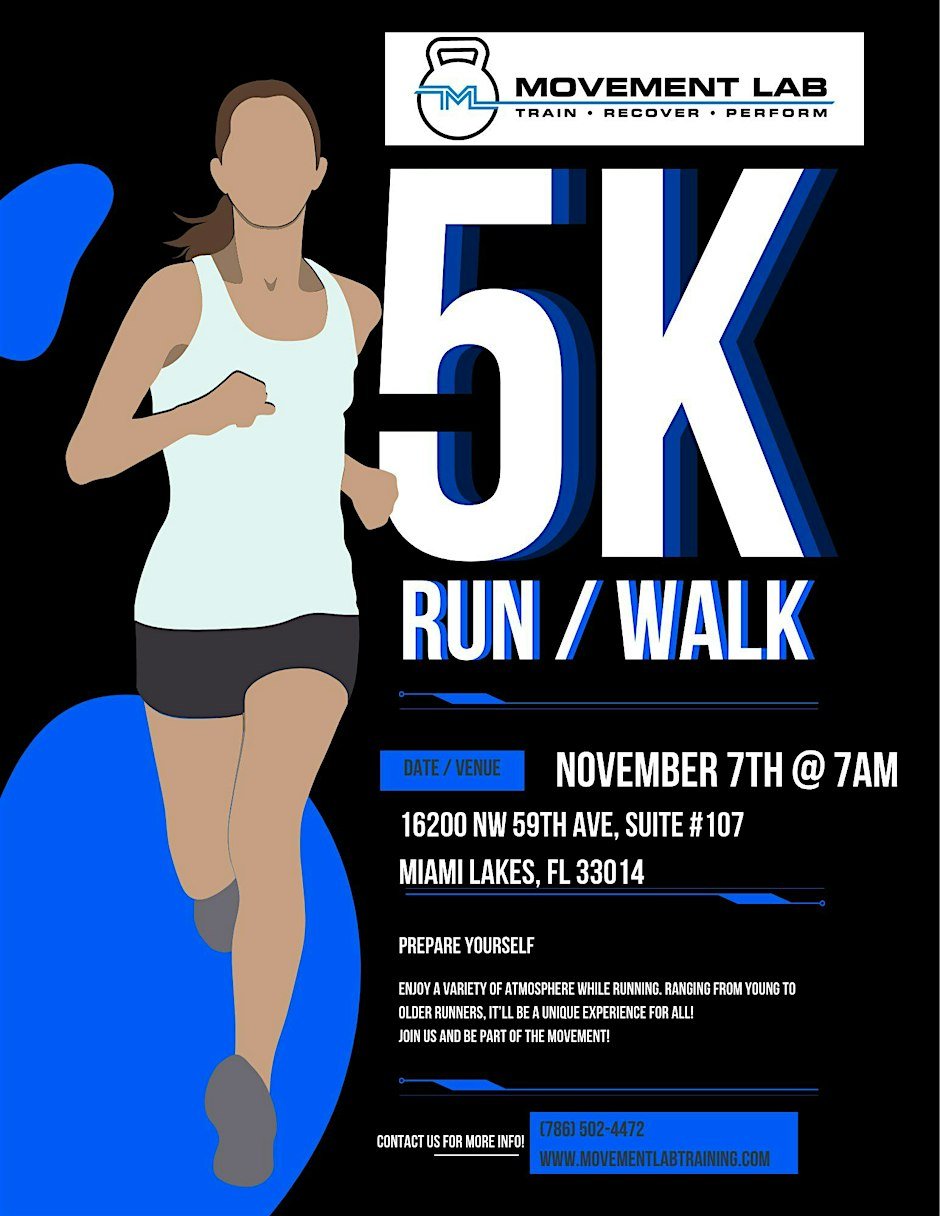 Movement Lab's Annual 5K Run/Walk