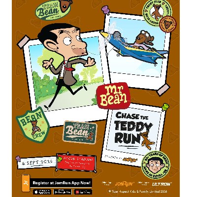 Mr Bean Run 2026 Powered By JomRun® – Australia! Logo