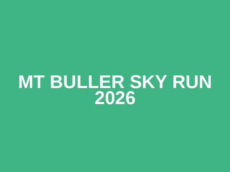 Mt Buller Sky Run 2026 Logo