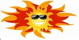 Mt Pleasant Sizzlin' Summer 5k Logo