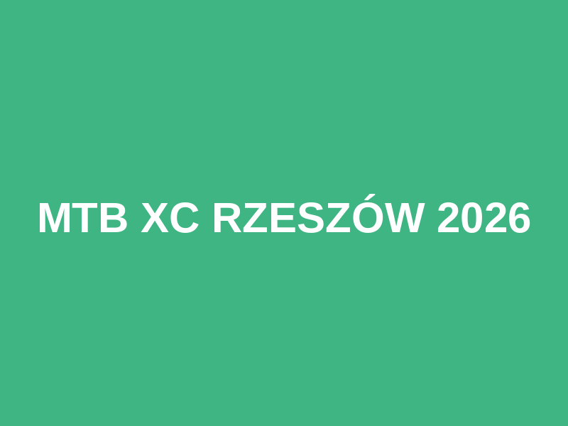 MTB XC RZESZÓW 2026 Logo