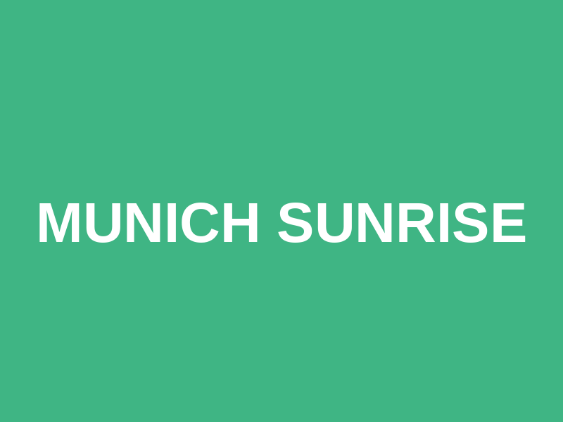 Munich Sunrise Logo