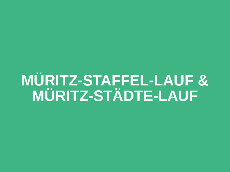 Müritz-Staffel-Lauf & Müritz-Städte-Lauf Logo