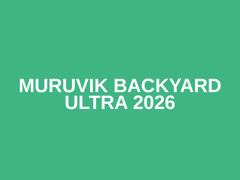 Muruvik Backyard Ultra 2026
