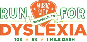 Music City Run for Dyslexia Logo