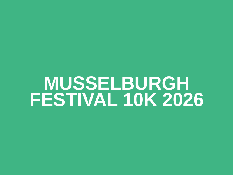 Musselburgh Festival 10k 2026 Logo