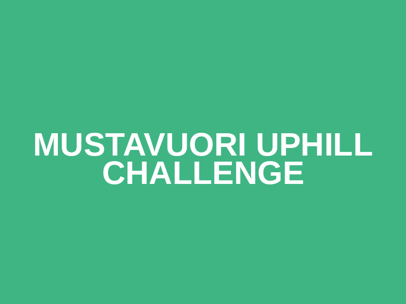 Mustavuori Uphill Challenge